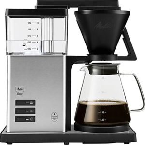 MELITTA ONE Filterkoffiezetapparaat Zwart, Crème, Transparant, Wit